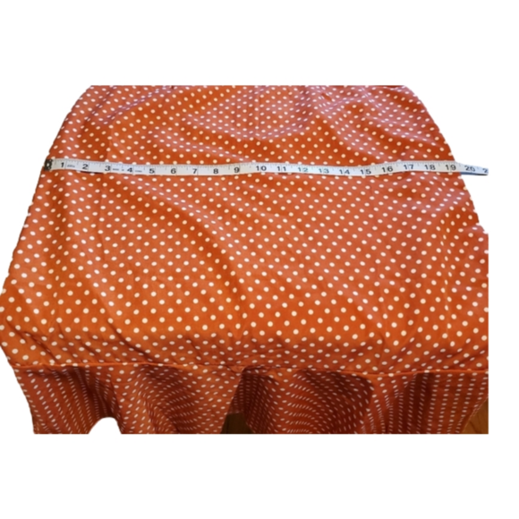 Lush Polka Dot Skirt M - Burt Orange - Picture 5 of 10